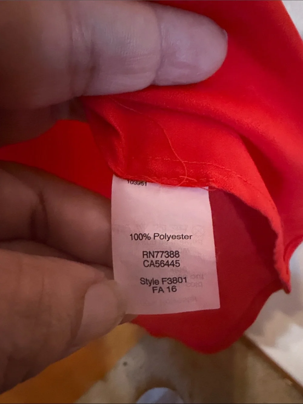J. Crew Red V-Neck Long-Sleeve Blouse